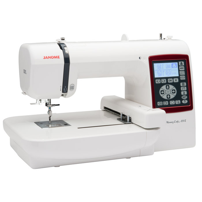 Janome Memory Craft Embroidery Computerized Electronic Sewing Machine
